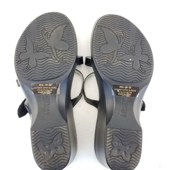 Alegria Womens  Sandals Hul-101 Black Strappy  Sho - Picture 7 of 7